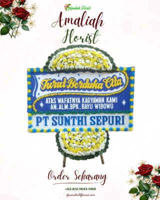Papan Bunga Duka di Panjang Utara