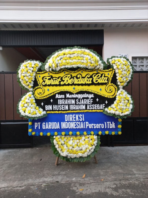Papan Bunga Duka di Panjang Utara